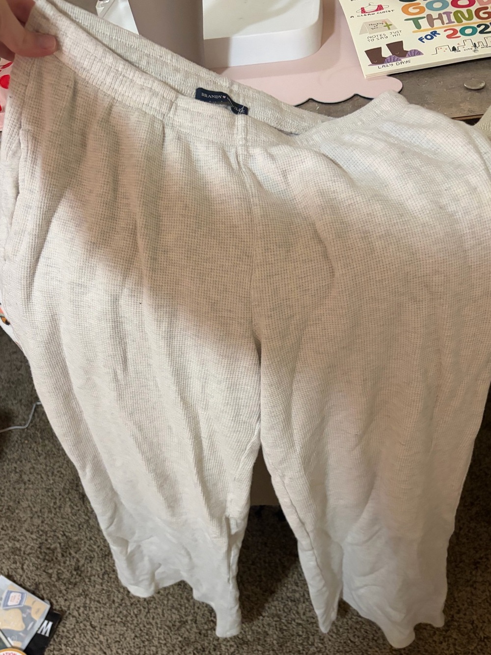 Brandy Waffle Knit Sweats